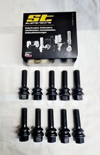 10xst radschrauben schwarz - radschrauben,