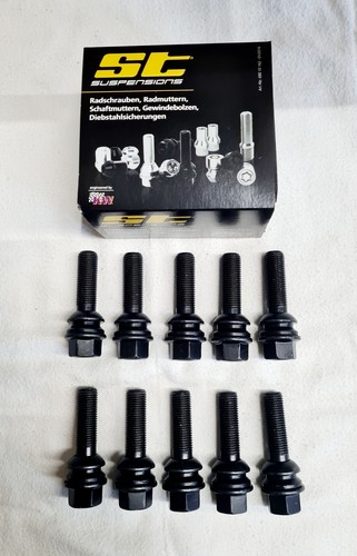 10xst radschrauben schwarz - 10xst,
