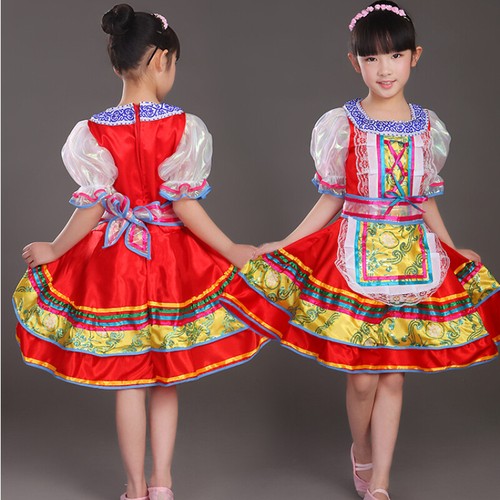 Mädchen folk kleid - folk, kostüm