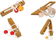 Denkspiel aus Holz
