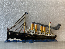 Zinnfigur Flachfigur - Dampfer