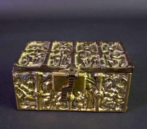 Messing bronze schatulle - messing,