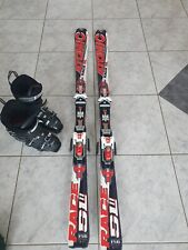 Ski+Schuhe,Atomic Race SL 156, Neox Bindung und Nordica Skischuhe 95 WX 25.5 