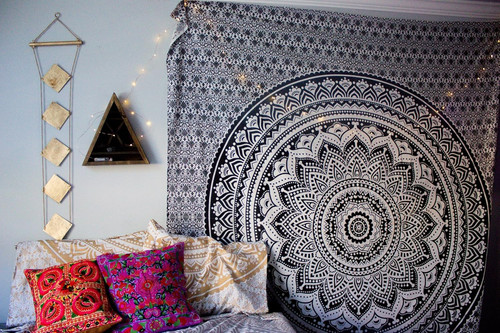 Wandteppiche hippie mandala - hippie,