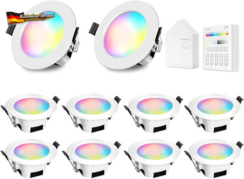 Led einbaustrahler set - set, 9w