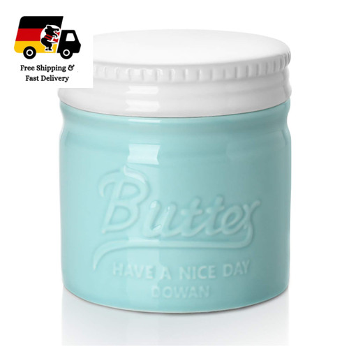 Dowan keramik butterdose mit - butterdose,