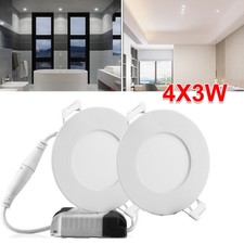 4x3W LED Spot Einbaustrahler