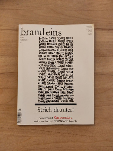 Brand eins mai 2021 - brand,