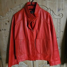 RIANI Damen Echt Leder Jacke * Gr. 42 * knallrot * Lammnappa