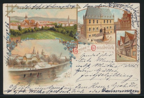 Ansichtskarte osnabrück nach - osnabrück,