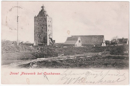 Alte insel neuwerk bei - ak,