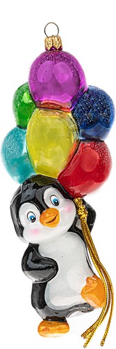 Christbaumschmuck glas pinguin - christbaumschmuck,