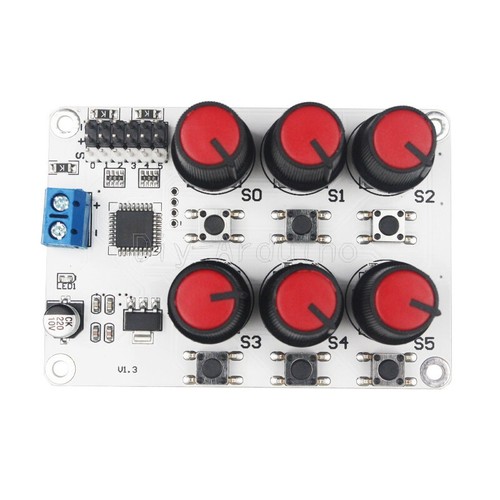 6 channel knob servo - 6,