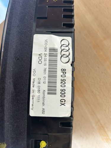 Kombiinstrument audi 8p - kombiinstrument, a3
