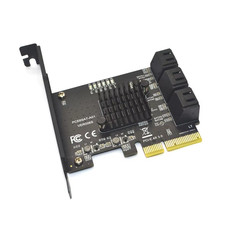 PCI-E X4 X8 X16 auf 6 Port SATA3.0 Erweiterungskarte Adapter für ASMedia ASM1166