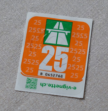 Schweizer Autobahnvignette 2025