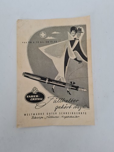 Faber castell prospektblatt - -,