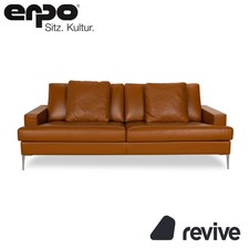 Erpo CL 740 Leder Zweisitzer Braun	Sofa Couch
