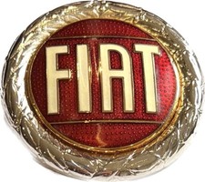 Fiat Emblem  emailliert rund