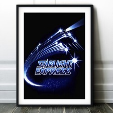 Starlight Express Musical Poster Druck - West End Wandbild Broadway Spiel Theater