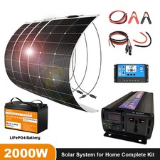 2000W Solarsystem Kit für