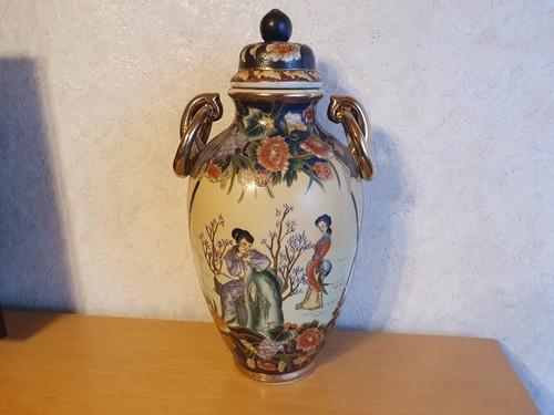 Satsuma vase aus japan keramik - satsuma-vase,