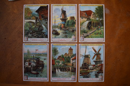 Liebig sammelbilder mühlen - sammelbilder,