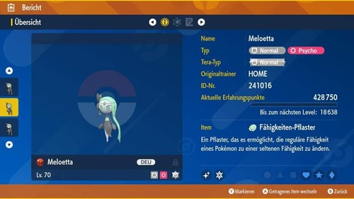 Shiny meloetta 6iv lvl - 6iv, |