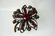 Vintage Brosche Retro art Deco Schmuck damen