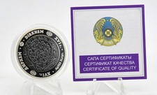 Silber 500 Tenge Kasachstan 2006 Dirkhem in Kapsel mit CoA