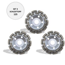 3x Schleifteller Diamant