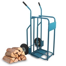 Kaminholzkarre Brennholzkarre Holztransporthilfe Sackkarre Kaminholzwagen Bituxx