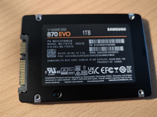 Samsung 870 evo 1tb - evo,