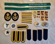 DDR Uniform Sammlung Abzeichen NVA Volksmarine GST Grenztruppen Lot