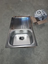 BLANCO TOGA 45S Küchen-Einbau-Spülbecken Edelstahl B/T 86x50cm nagelneu