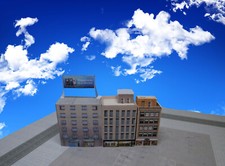 T Spurweite 1/450 Modelleisenbahn Gebäude Pack 3 Gebäude T005