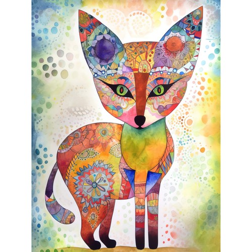 Fuchs modern volkskunst - fuchs,