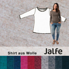 Shirts – Langarmshirts aus 100% Wolle vom Merinoschaf – Mode von JALFE