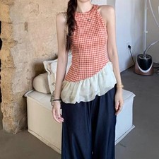 Modisches Trägertop Freizeit