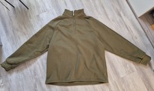 Männer Half-Zip-Pullover Olivegrün Größe L neu