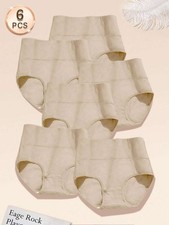 6er Pack Damen High-Waist