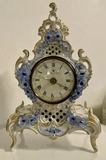 Vintage Porzellan Tischuhr