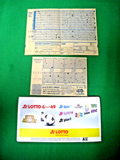 LOTTO -1x  Vielreihen-Lottoschein 31/1973 -1x  6aus49 Quittungsabschnitt 31/1973