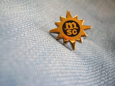 Pin MSC Cruises Kreuzfahrten Voyager Club goldfarben