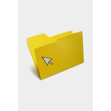 Haseform NEUER_ORDNER Regal Ablagefächer Wandprospekthalter Metall gelb 3 Stück