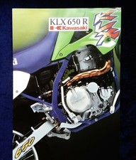 Kawasaki KLX 650 R Prospekt 1998 2 Seiten 