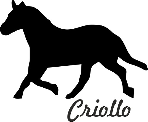 Auto aufkleber criollo - 2, x