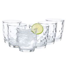 Bormioli Rocco Gläserset Silk D.O.F.-Glas 390 ml 6x Whisky-Becher klar