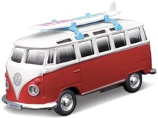 VW Volkswagen T1 Bus / Van - red / white - Maisto 4,5"