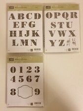 Stampin up Stempelsets Morning Post Alphabet + Numbers